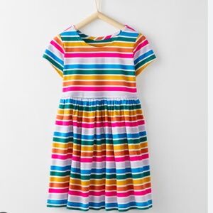 BNWT Hanna Andersson Girl Striped Dress Size 8